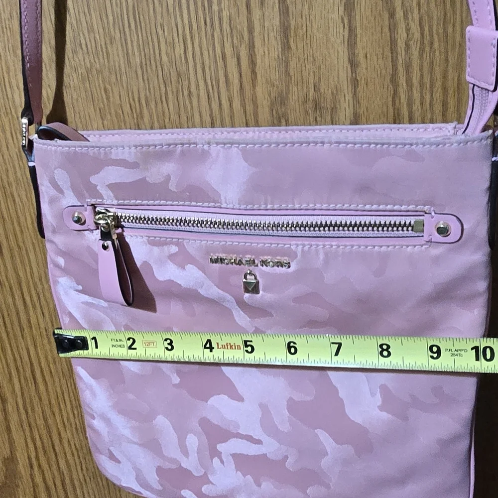 Michael Kors Pink Camouflage Crossbody Bag
